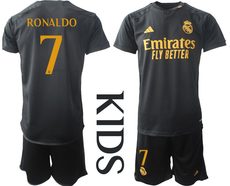 Dětský fotbalový set Ronaldo 7 Real Madrid Alternativní 2023/2024