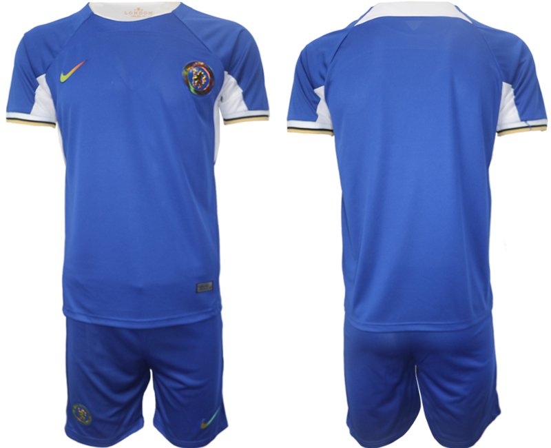 Pánský domácí dres s krátkým rukávem Chelsea FC 23/24 modrý