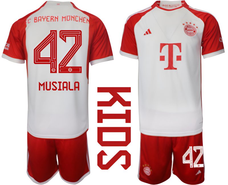 Bayern Mnichov 23-24 domácí dětský dres + Musiala 42