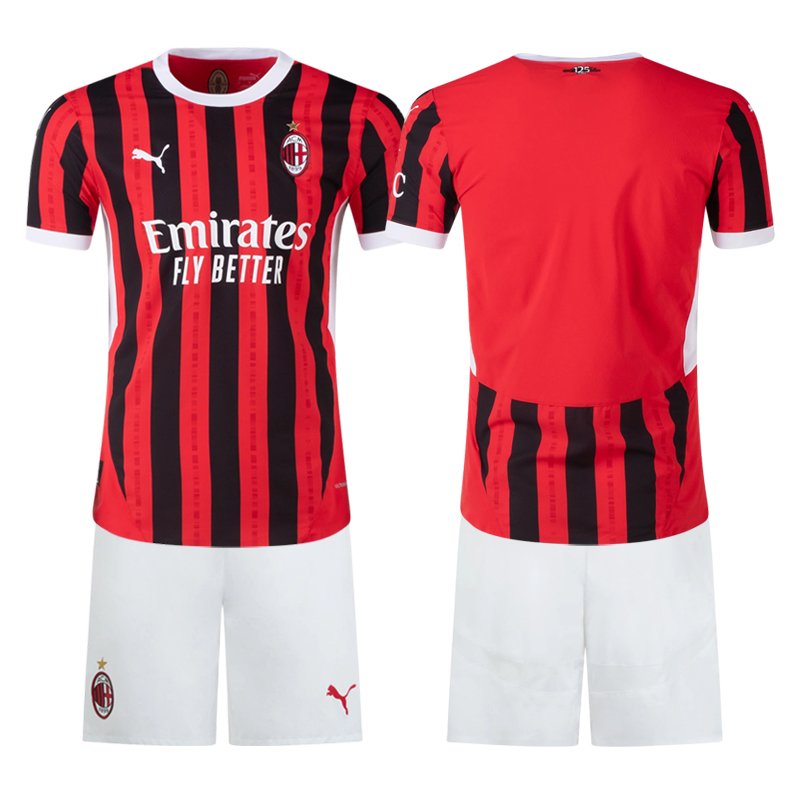 Dětské Fotbalové Dresy AC Milan Domácí dres 2024-25