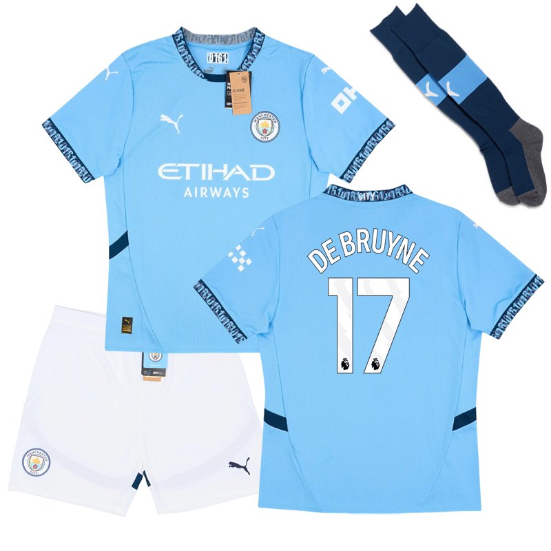 Dětský dres Kevin De Bruyne 17 Manchester City Domácí 2024/25