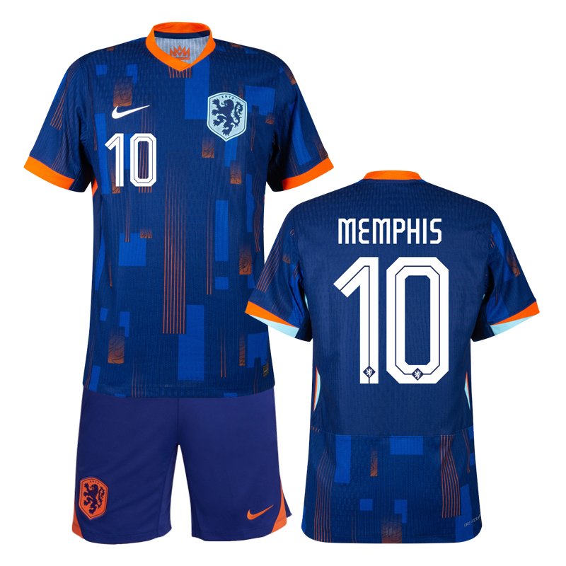 Nizozemsko Memphis 10 Venkovní Fotbalové dres EURO 2024