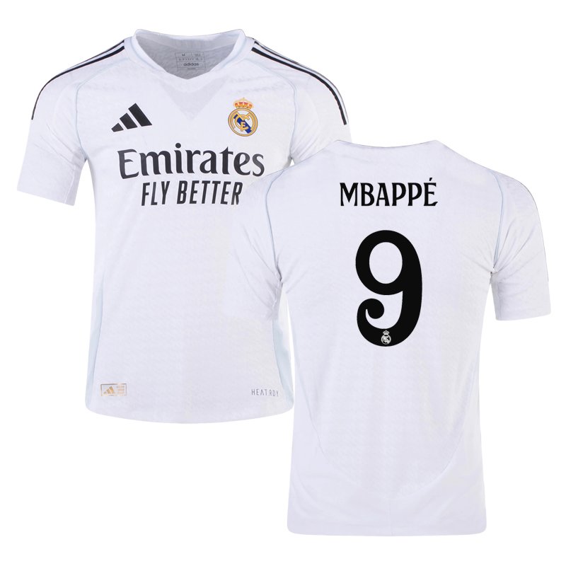 2024-2025 Real Madrid domácí dres + Mbappé 9 potisk