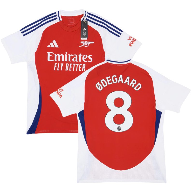 Fotbalový dres Arsenal Martin Odegaard #8 2024-25 Domácí Krátký Rukáv