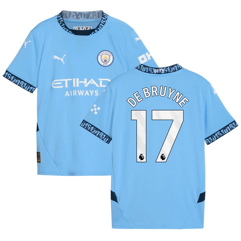 Kevin De Bruyne 17 fotbalový dres klub Manchester City Domácí 24/25