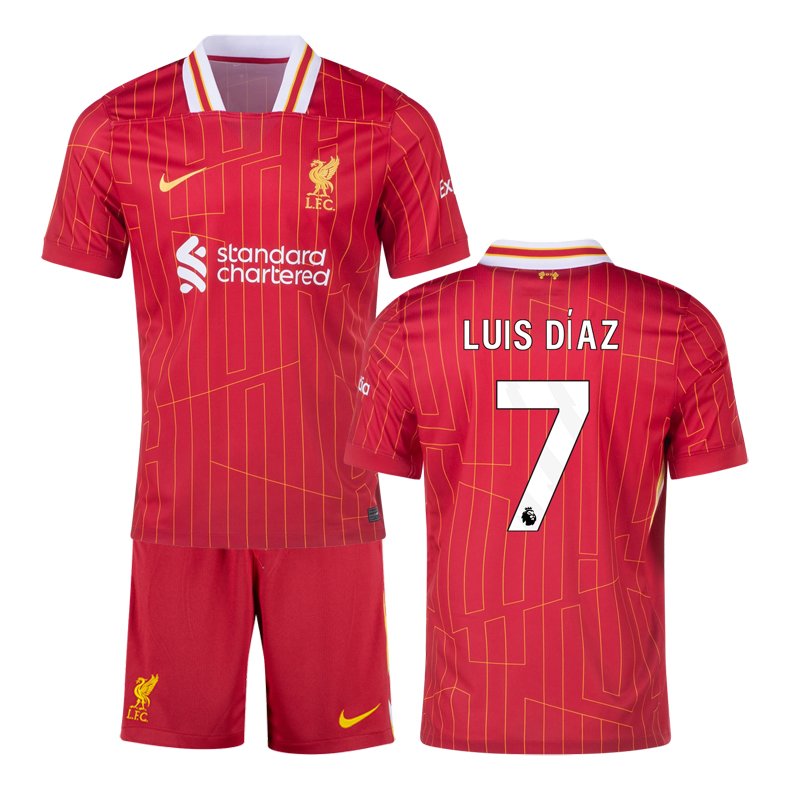 Luis Díaz 7 2024/25 Liverpool FC domácí dětský dres