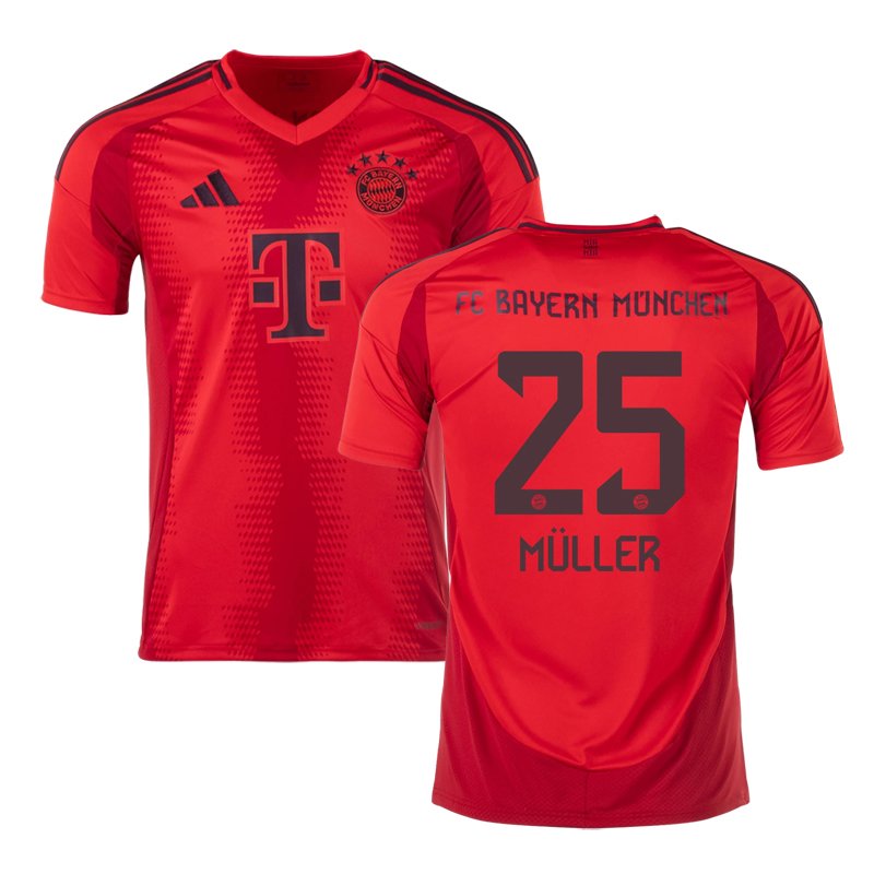 Nový Domácí dres FC Bayern Mnichov 2024/25 s potiskem Müller 25