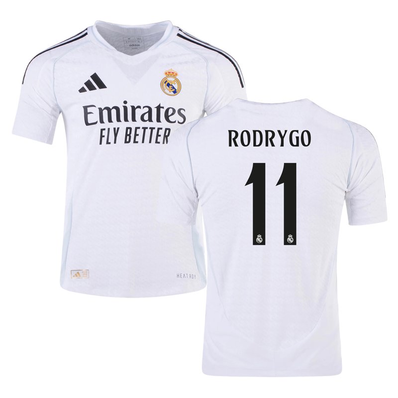 Real Madrid Rodrygo #11 Domáci futbalový dres 2024-25 Krátkým Rukáv