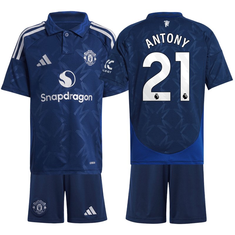 Dětský dres Manchester United FC 2024/25 Venkovní s potiskem Antony 21