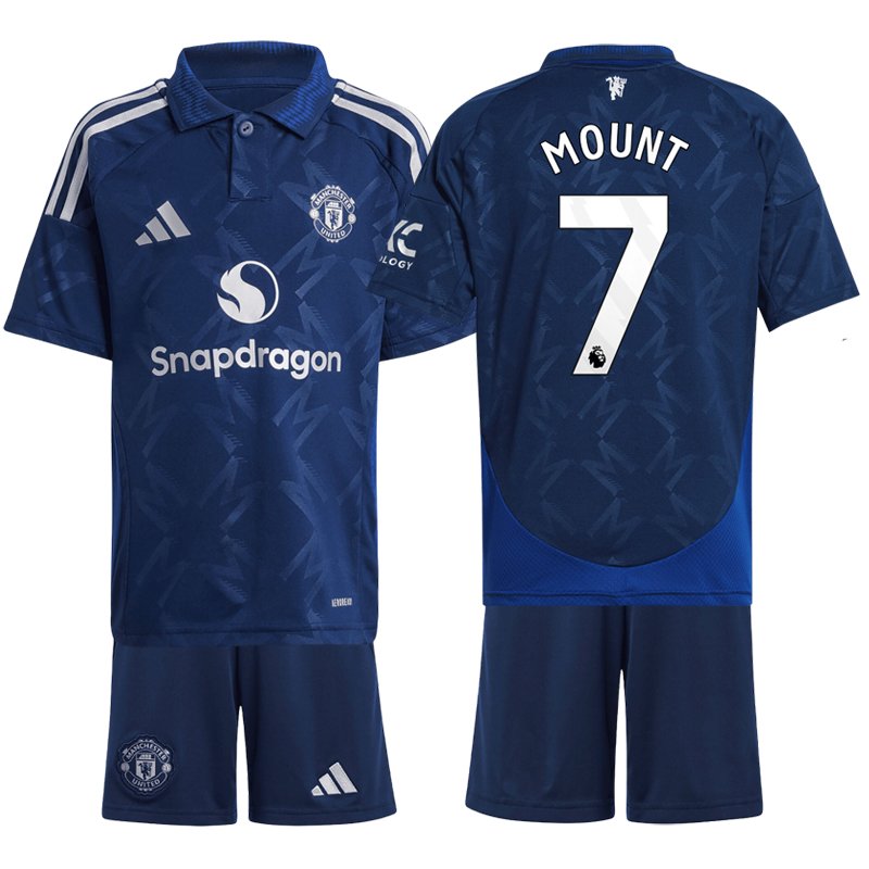 Dětský venkovní fotbalový dres Mount 7 Manchester United pro sezónu 2024/25