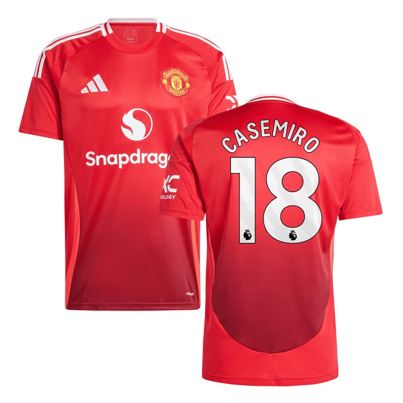 Fotbalový dres 24/25 Manchester United CASEMIRO 18 Domácí dres pro Muže