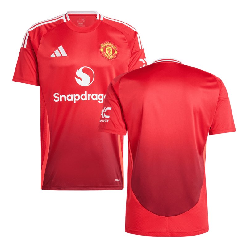 Pánský domácí fotbalový dres Manchester United 2024/25 červený