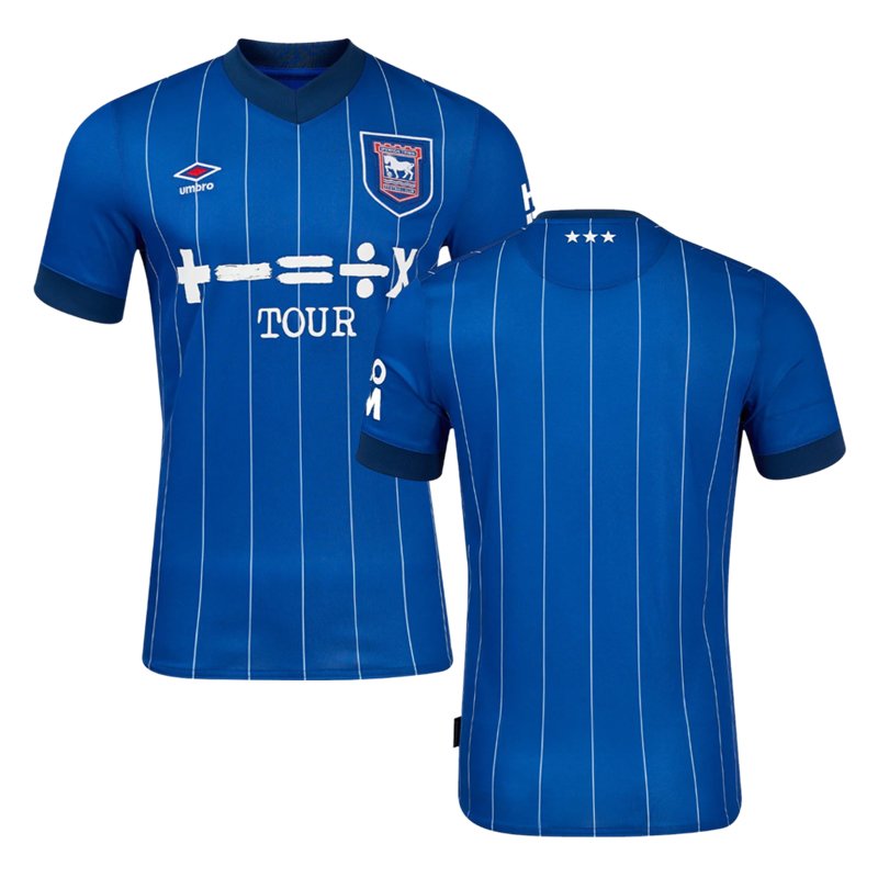 Pánský fotbalový dresy Ipswich Town 2024/25 Domácí dres