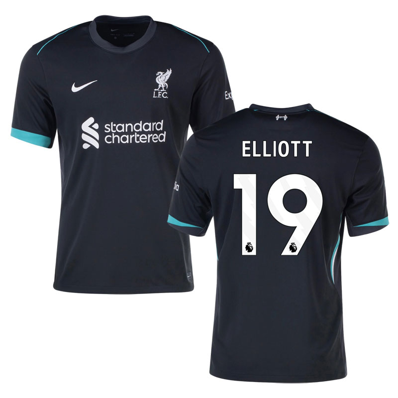 Elliott 19 Liverpool FC Pánský venkovní fotbalový dres pro sezonu 2024/25