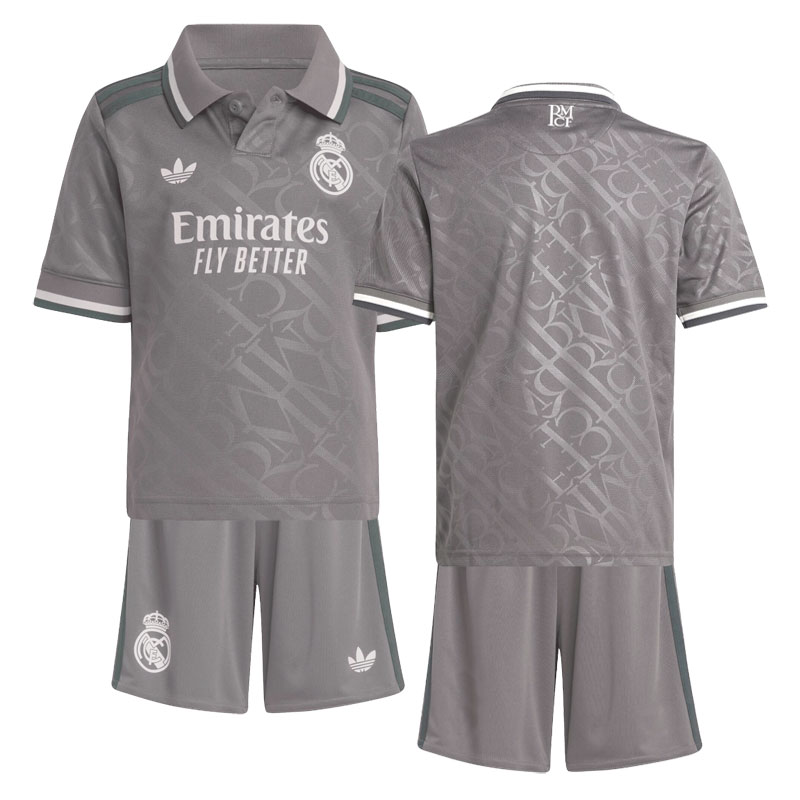 Fotbalový dres Real Madrid Alternativní Komplet 2024-25 Děti Krátký Rukáv + trenýrky