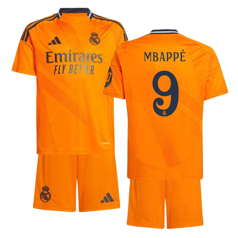 Mbappé 9 Dres Real Madrid na venkovní zápasy 24/25 - Dětské