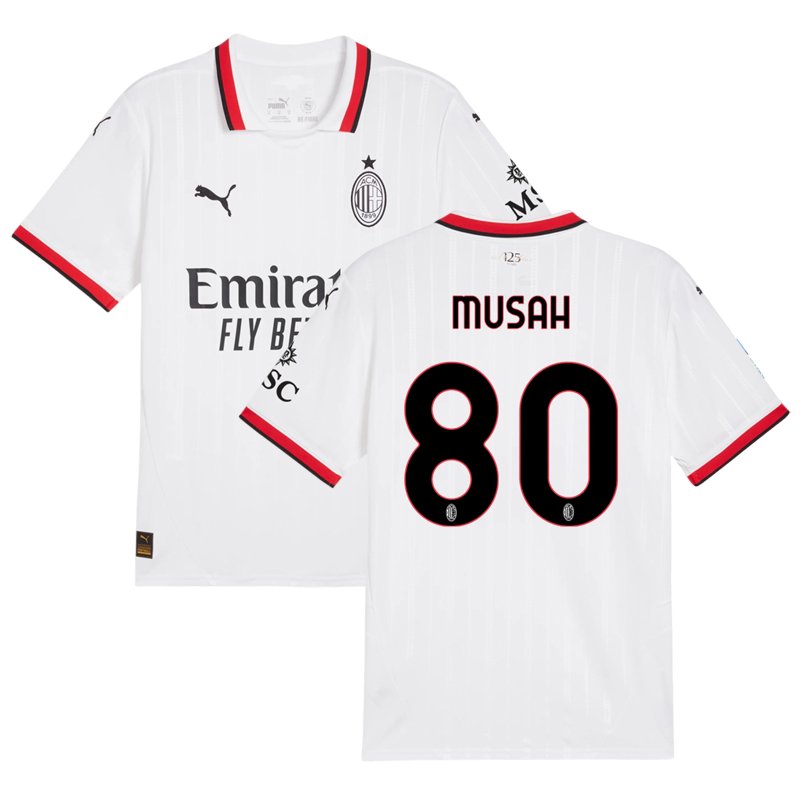 Nový Venkovní dres AC Milan 2024/25 s Musah 80 potisk je zde