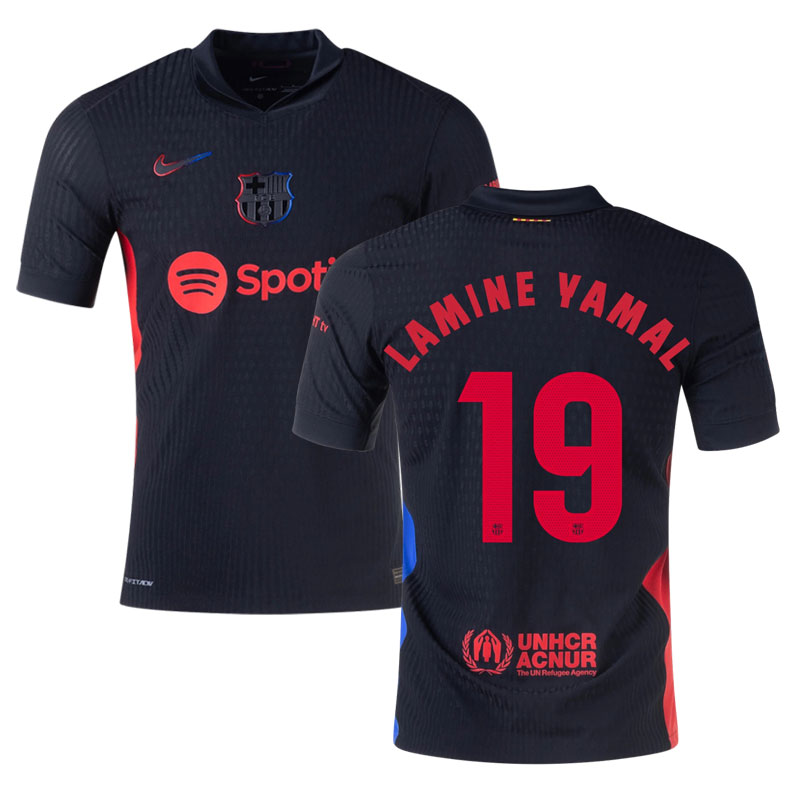 FC Barcelona Venkovní dres 24/25 + Lamine Yamal 19 potisk