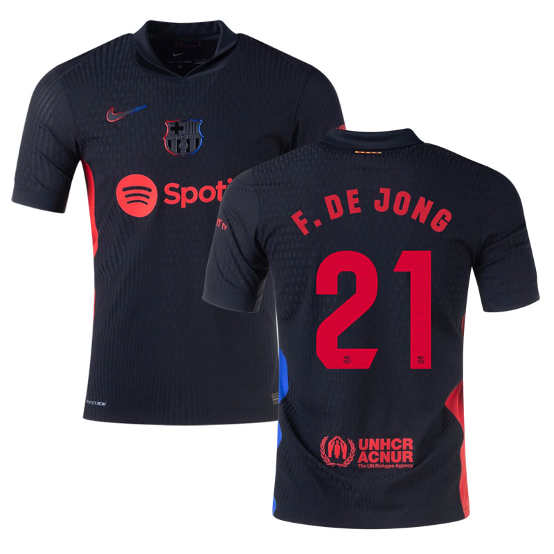 Pánský venkovní fotbalový dres F. De Jong 21 FC Barcelona 2024/25