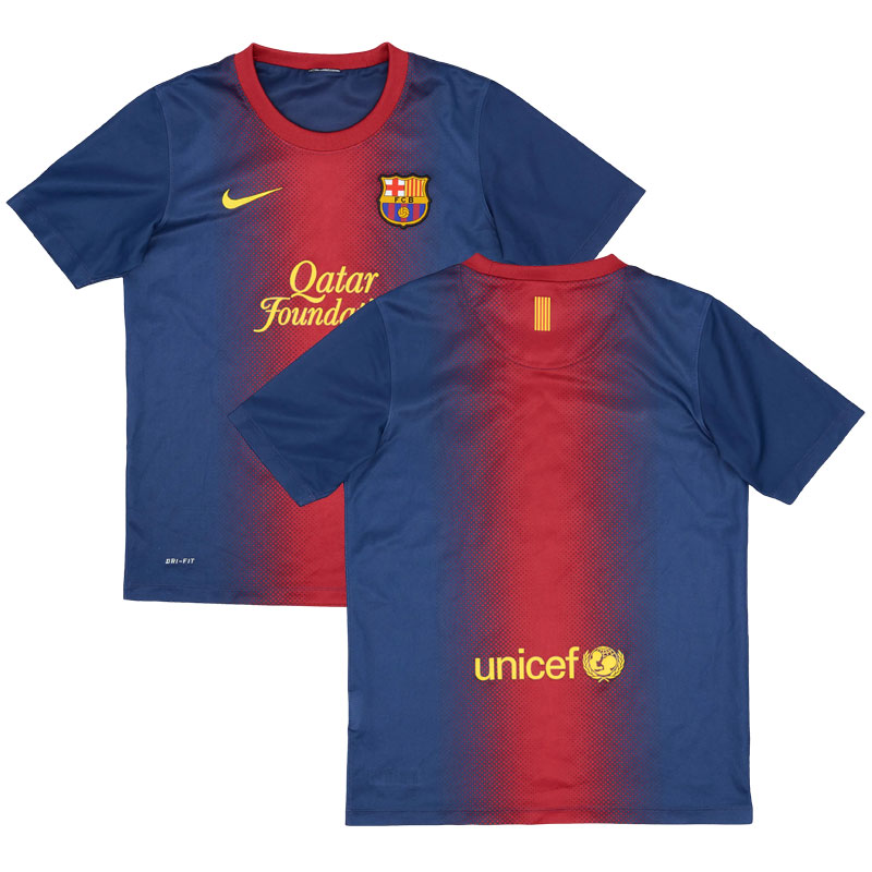 Muži Retro Fotbalové Dres FC Barcelona Domaci dres Sezona 2012/13