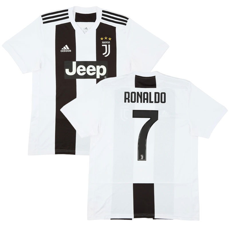 Ronaldo #7 Juventus domácí Retro dres 2018-19