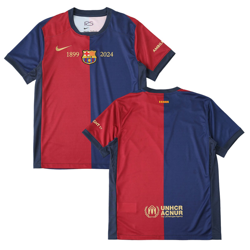 Barcelona Domácí dres 125-Year Anniversary Kit Print Transfer 1899-2025