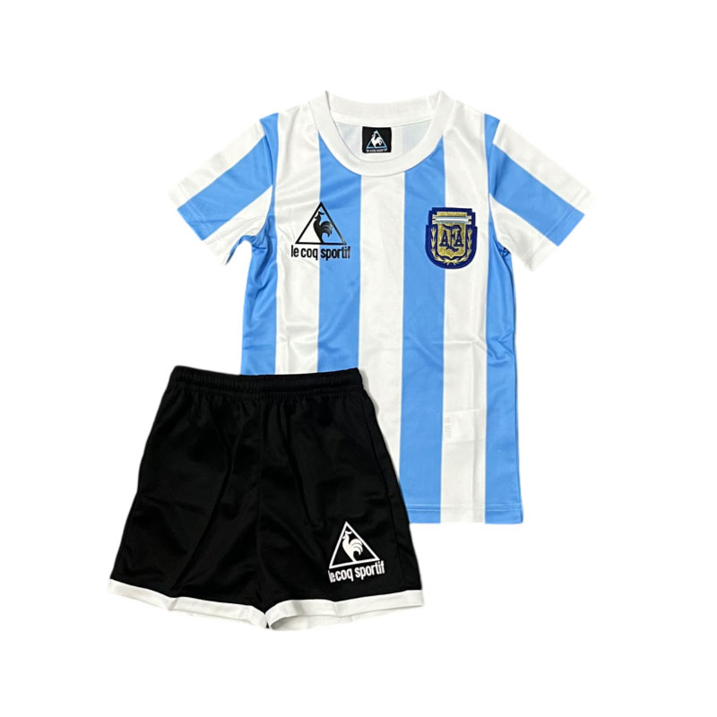 Dětský Fotbalový dres Argentina Retro Domácí 1986