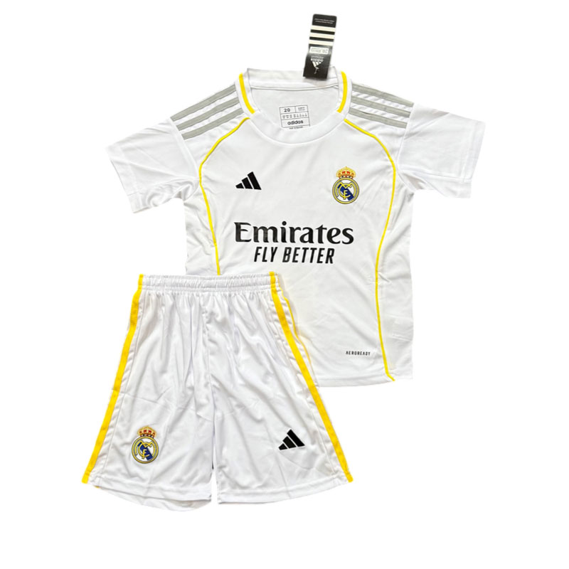 Dětský dres Real Madrid FC 2025/26 domácí fotbalové dresy