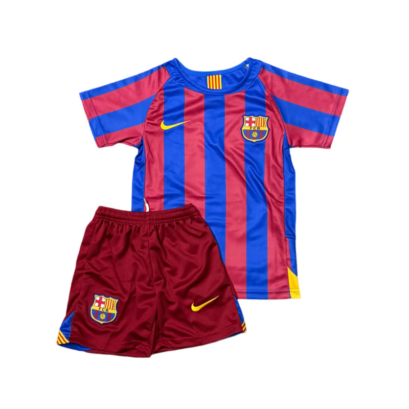 Dětský fotbalový dres Komplet FC Barcelona 05/06 Domácí Retro