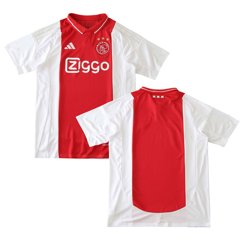 Pánský domácí dres Ajax Amsterdam 2024/25 bílo-červený