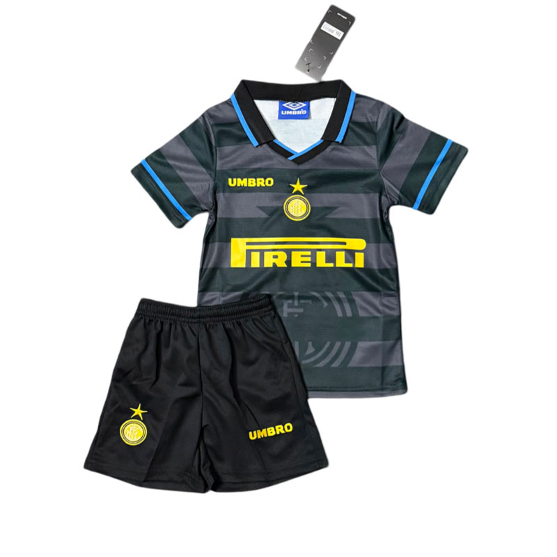 Inter Milan Dětské Fotbalové Dresy Komplet Retro 1997/98 Alternativní