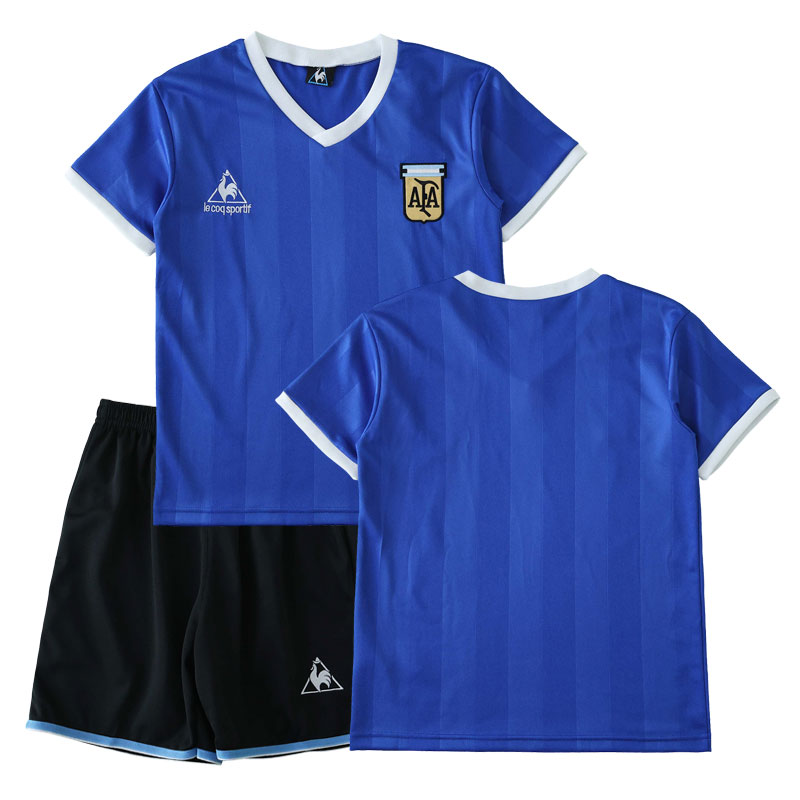 Dětský fotbalový dres Komplet Argentina Retro 1986 venkovní klasika