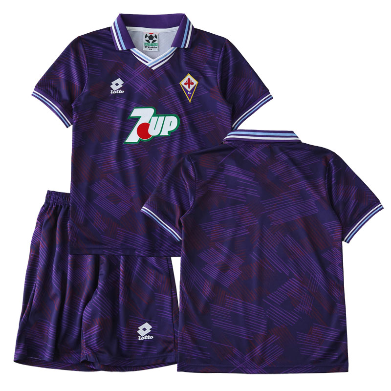 Fotbalové dresy ACF Fiorentina Dětské Domácí Dres 92-93