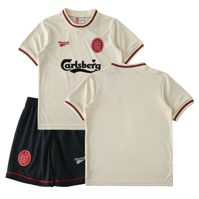 Liverpool Venkovní Dětské Fotbalové Dresy Komplet retro 1996-97